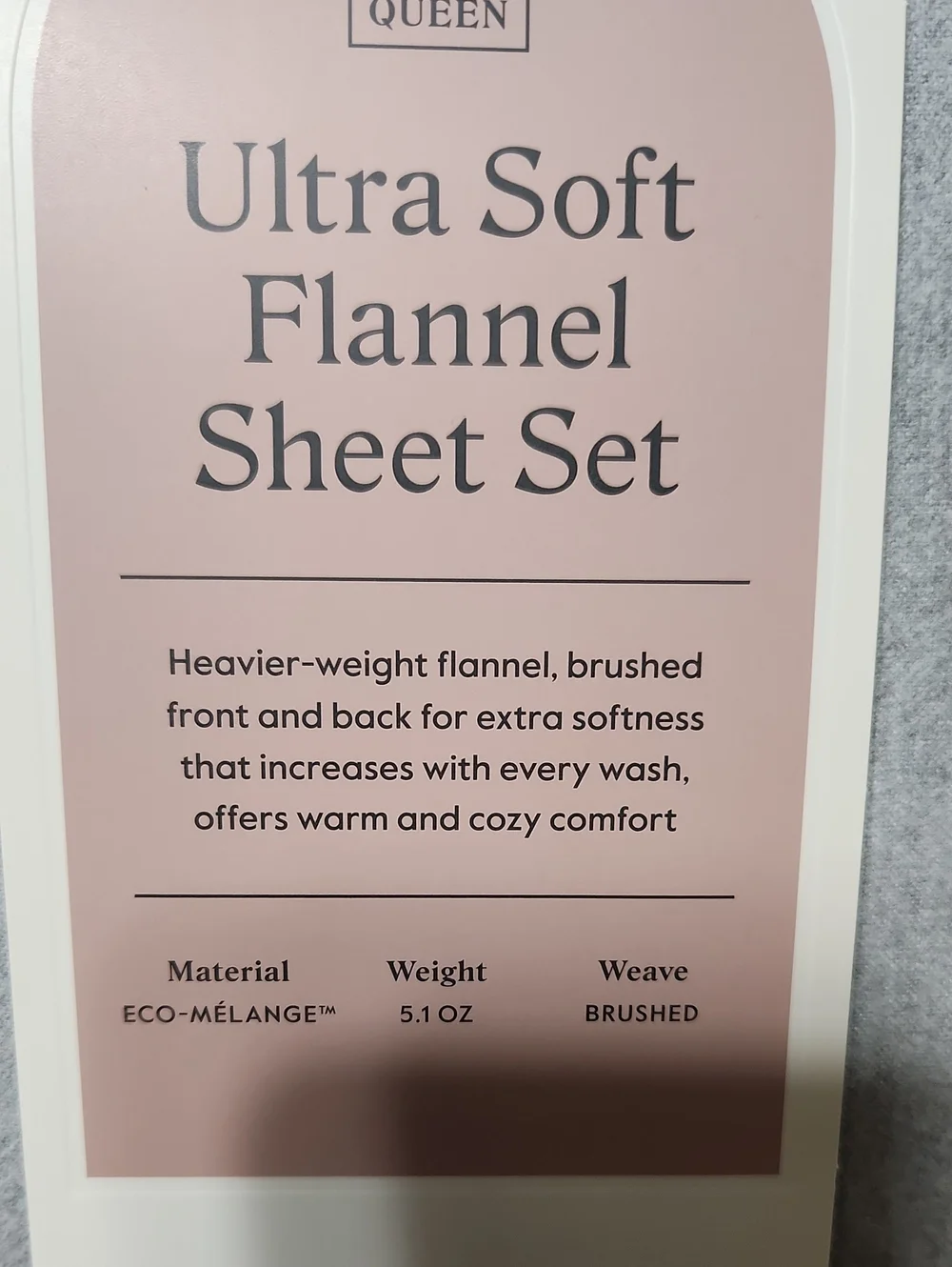 Threshold Ultra Soft Flannel Sheet Set. Queen.